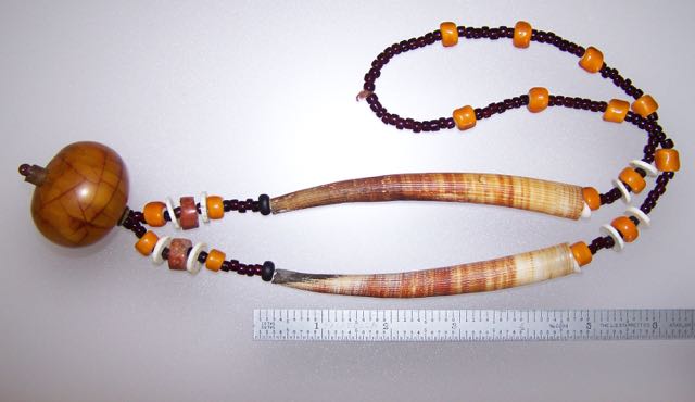 Dentalium deals shell necklace